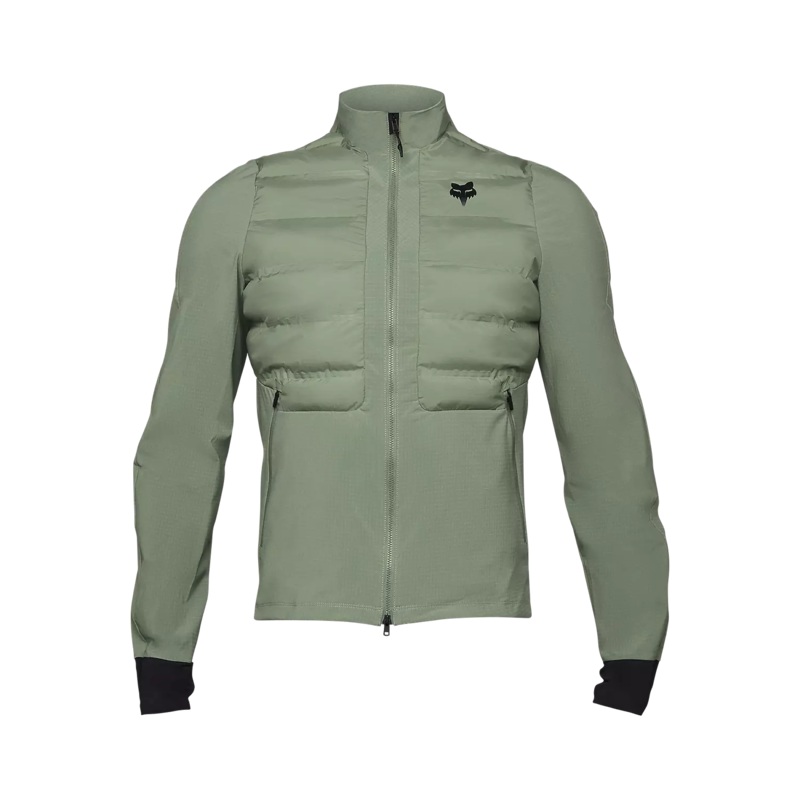 Fox Racing Flexair Fire Hybrid Cycling Jacket – Moss
