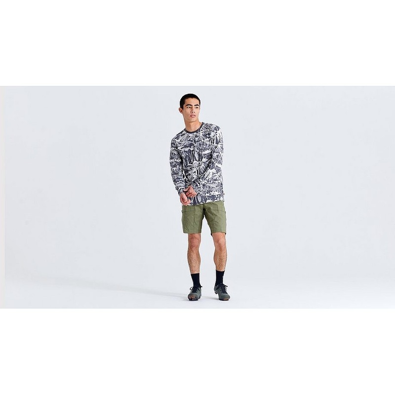 Specialized s/f cotton caliS-Workse tee ls men basalt/eggshell xs