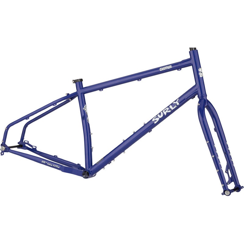 Surly  Grappler Frameset – 27.5 Steel Subterranean Homesick Blue X-Large