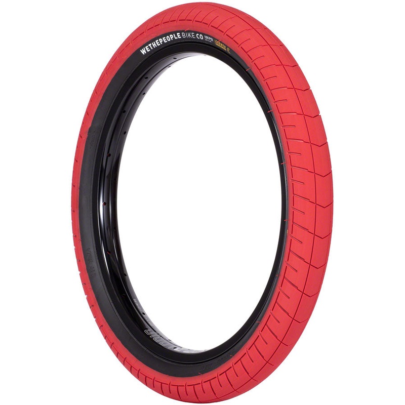 We The People Activate Tire – 20 x 2.4 Clincher Wire Black/Red 100psi