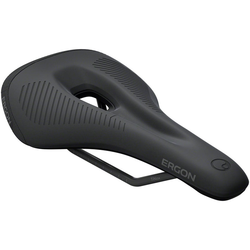 Ergon SMS Comp Saddle – TiNox SL Black Mens Small/Medium