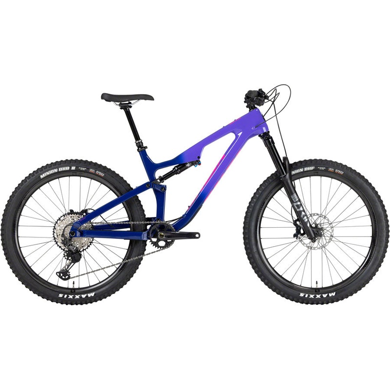 Salsa Rustler Carbon XT Bike – 27.5″ Carbon Purple Fade Large