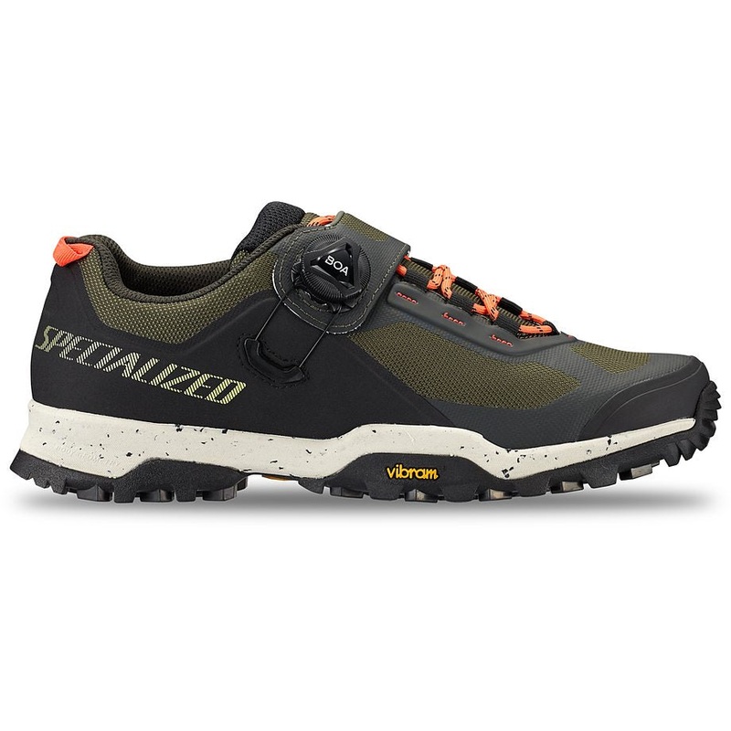 Specialized rime 2.0 shoe dark moss green/limestone/cactus bloom 46.5