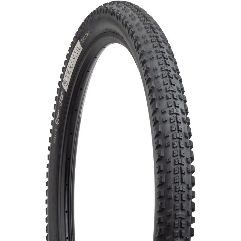 Teravail Ehline Tire – 27.5 x 2.3, Tubeless, Folding, Black, Light and Supple, Fast Compound