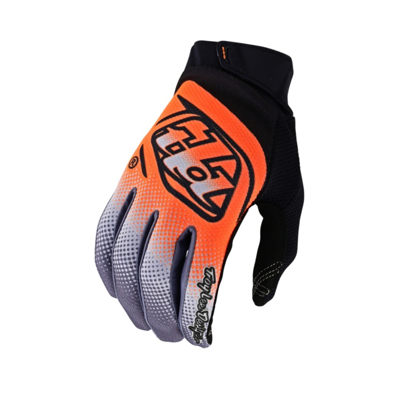 Troy Lee Designs GP Pro MTB Glove – Bands – Neo Orange-Gray