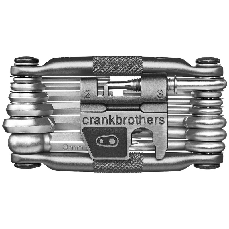 Crankbrothers Multi-19 Mini Tool with Flask Nickel