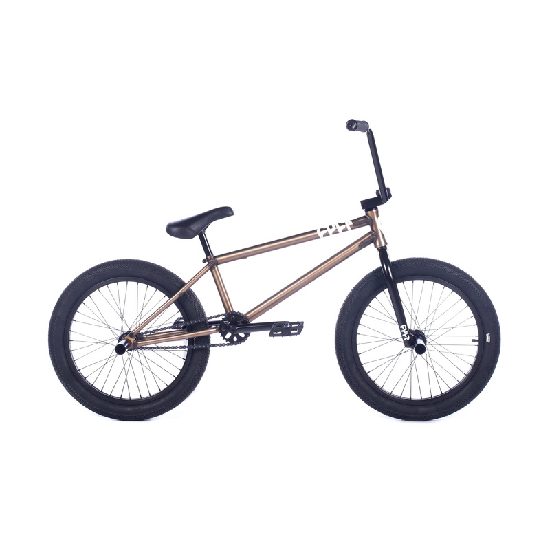 Cult Devotion 21″TT BMX Freestyle Bike-Trans Brown