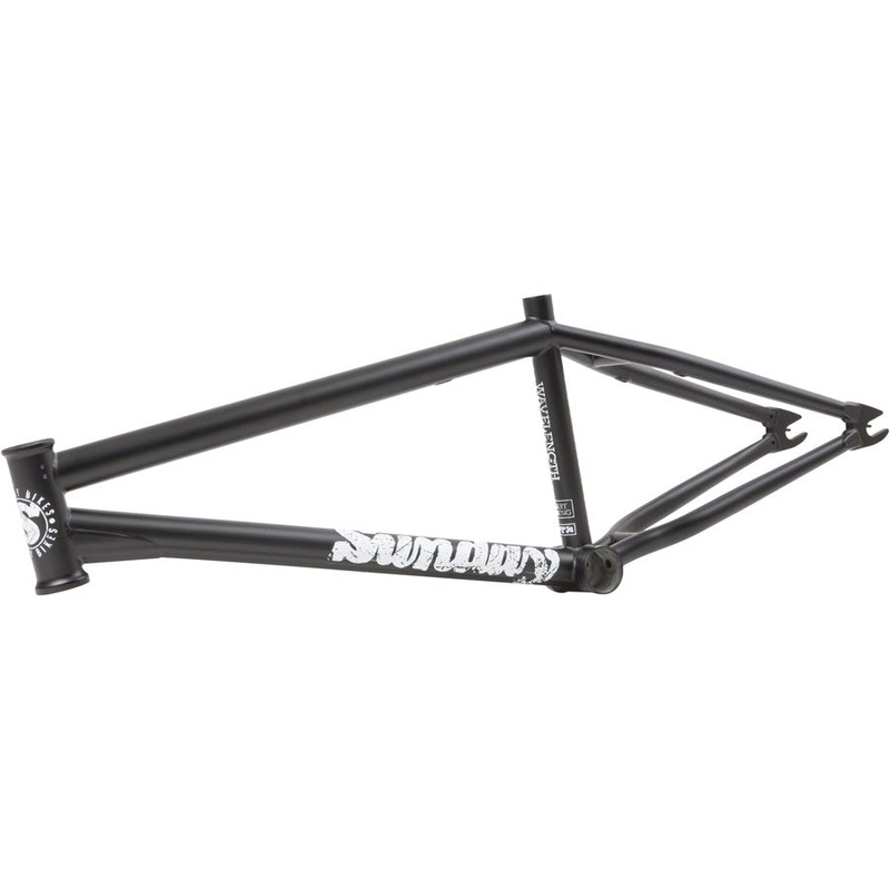 Sunday Wavelength BMX Frame – 21.25″ TT Matte Black