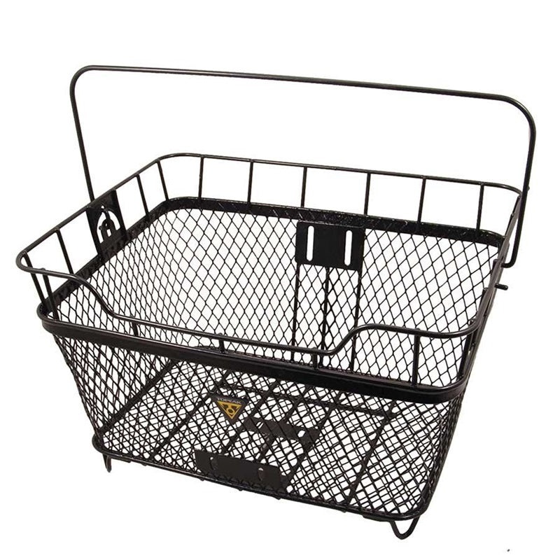 Topeak, Rear Rack Mounted Wire Black 15.9X13.2X9.5″ Works With Mtx Quicktrack System