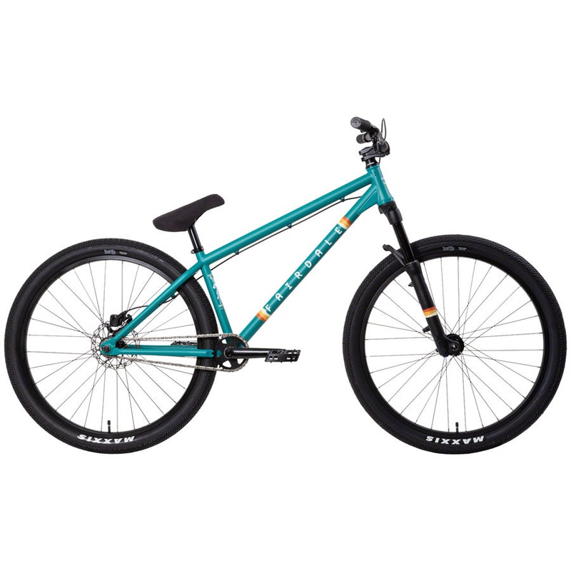 Fairdale Hareraiser 26 ” Dirt Jump Bike – Matte Billiard Green, Small/Medium