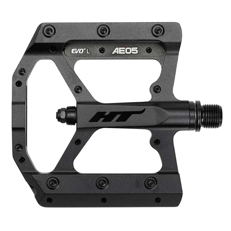 HT Components AE05(EVO+) Pedals – Platform Aluminum 9/16″ Stealth Black