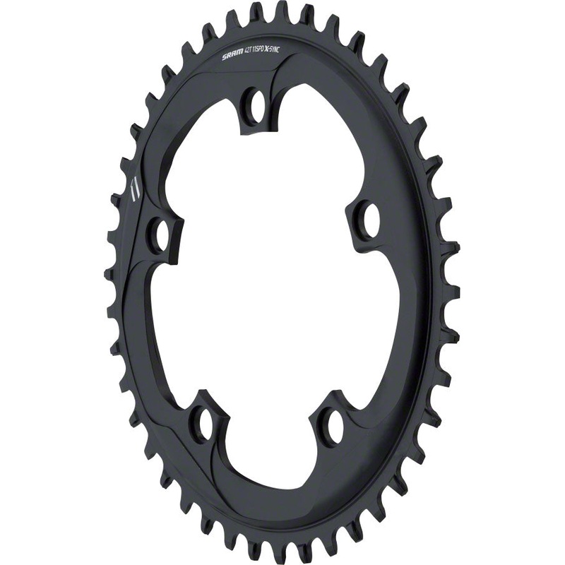 SRAM X-Sync Chainring 42T 110mm BCD Black BB30 or GXP BB30 or GXP