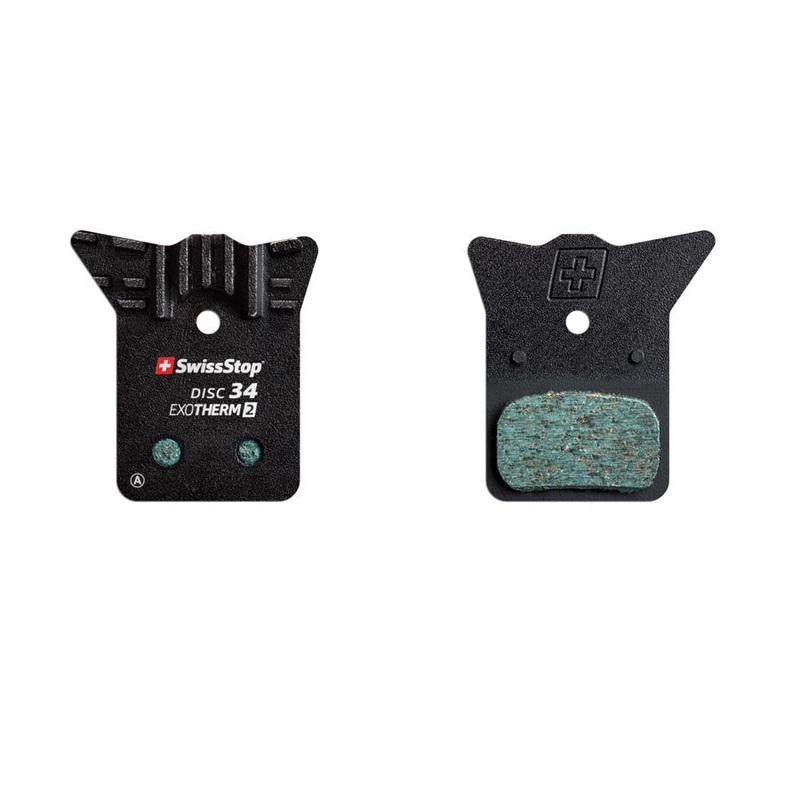 SwissStop Exotherm2 34 Disc Brake Pads, Shape: Shimano K-Type/L-Type, Dura Ace M9270, Ultegra 8170, Tiagra 4770,