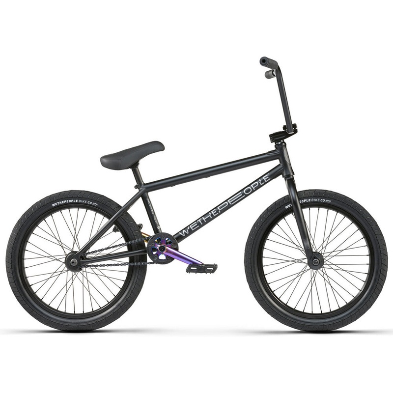 We The People 2023 Reason 20.75″TT BMX Freestyle Bike-Matte Black