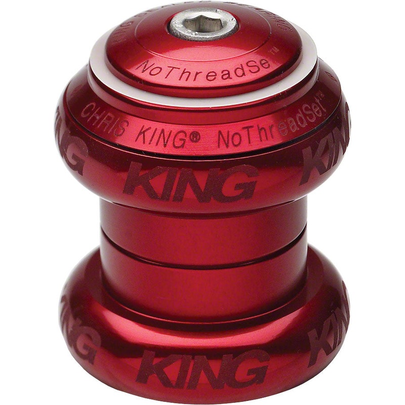 Chris King NoThreadSet Headset – 1″, Sotto Voce Red