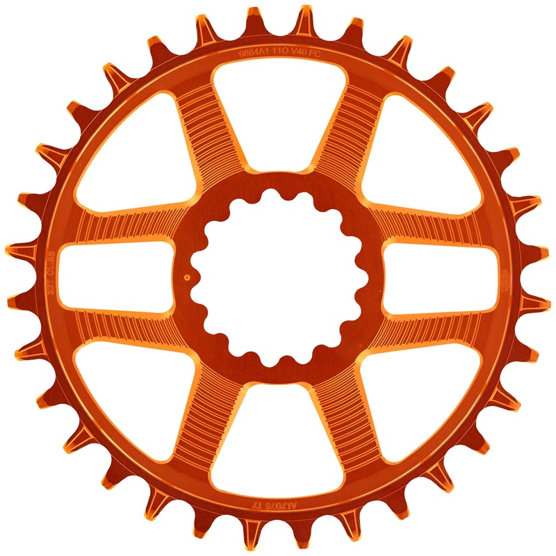 E Thirteen Helix Race Direct Mount Chainring – Naranja