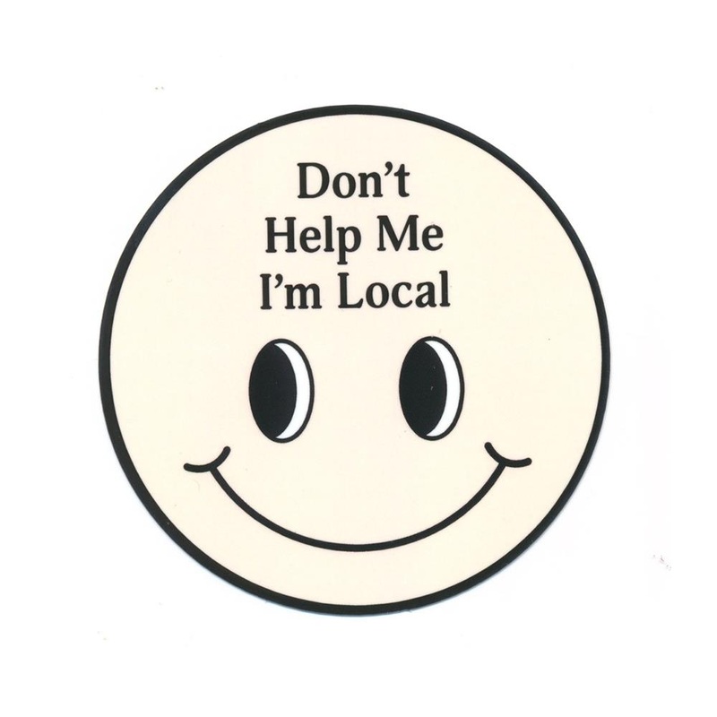 Help Don’t Help Me Sticker