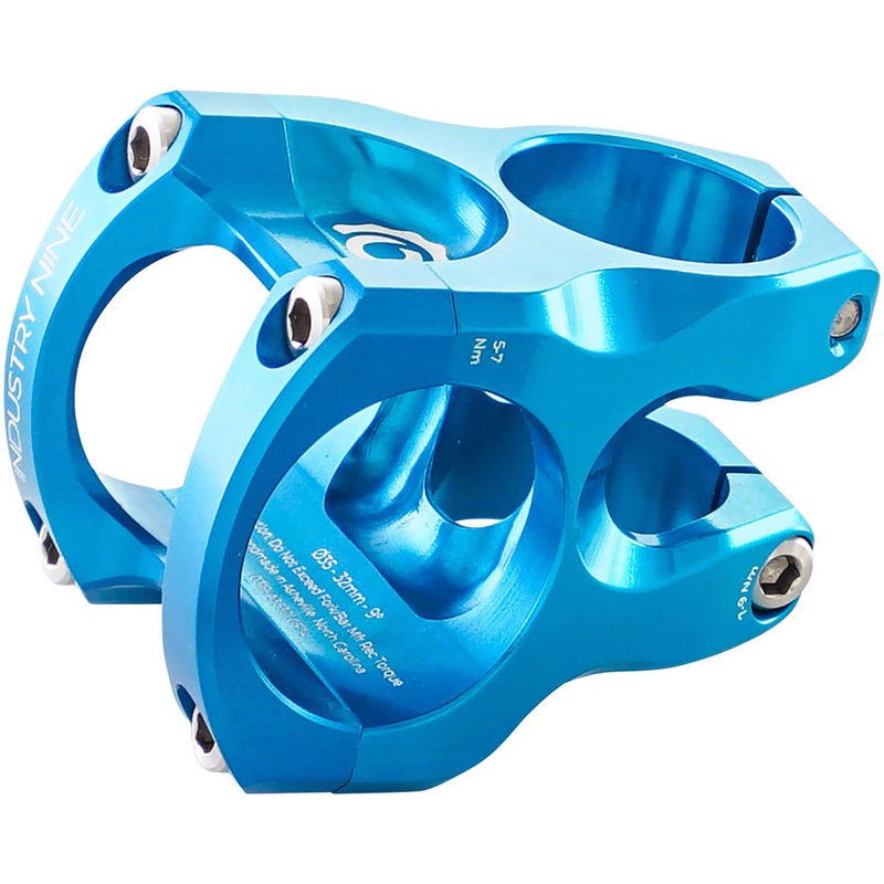 Industry Nine A35 Stem – 32mm 35 Clamp +/-9 1 1/8″ Aluminum Turquoise
