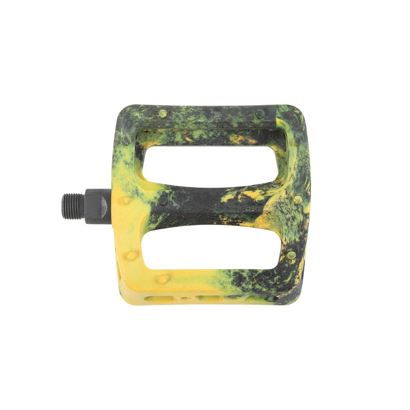 Odyssey Twisted Pro PC Pedals (Mustard/Black Swirl)