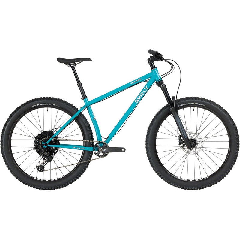 Surly Karate Monkey Front Suspension Bike – 27.5″ Steel Lost at Sea Blue Medium