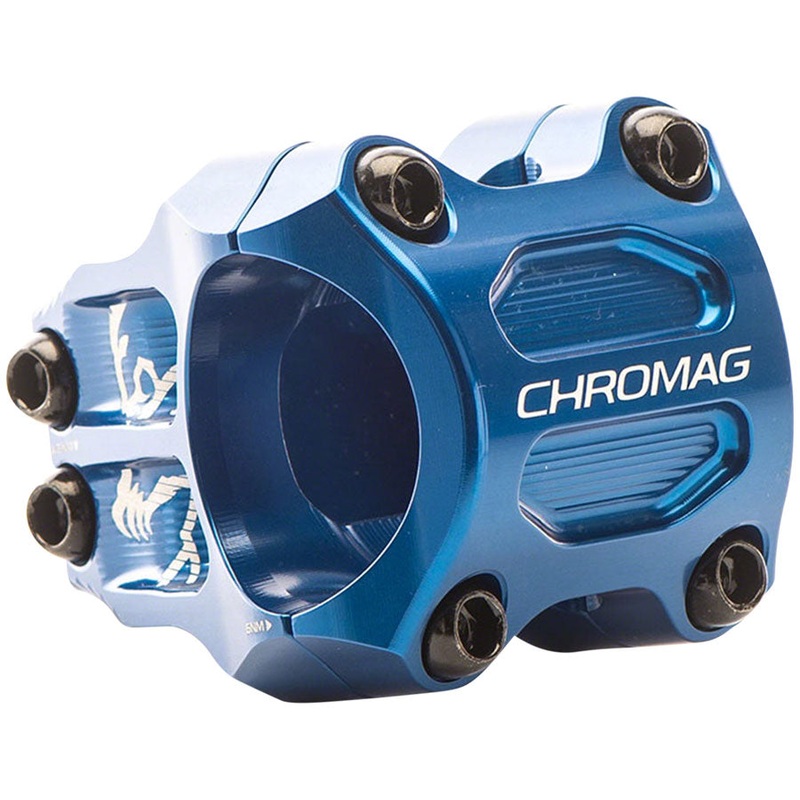 Chromag Riza Stem – 38mm, 35mm Clamp, +/-0, Blue
