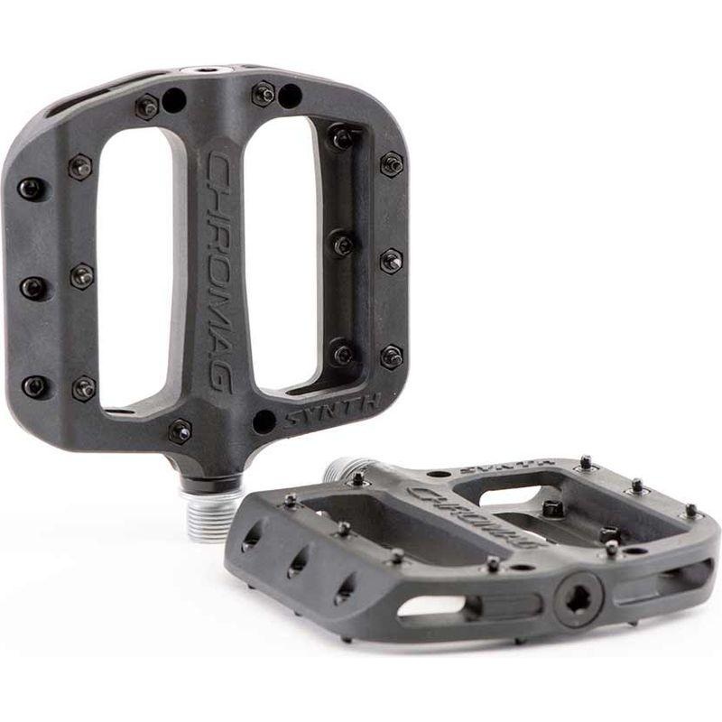 Chromag Synth Platform Pedals Nylon body Cr-Mo axle 9/16” Black