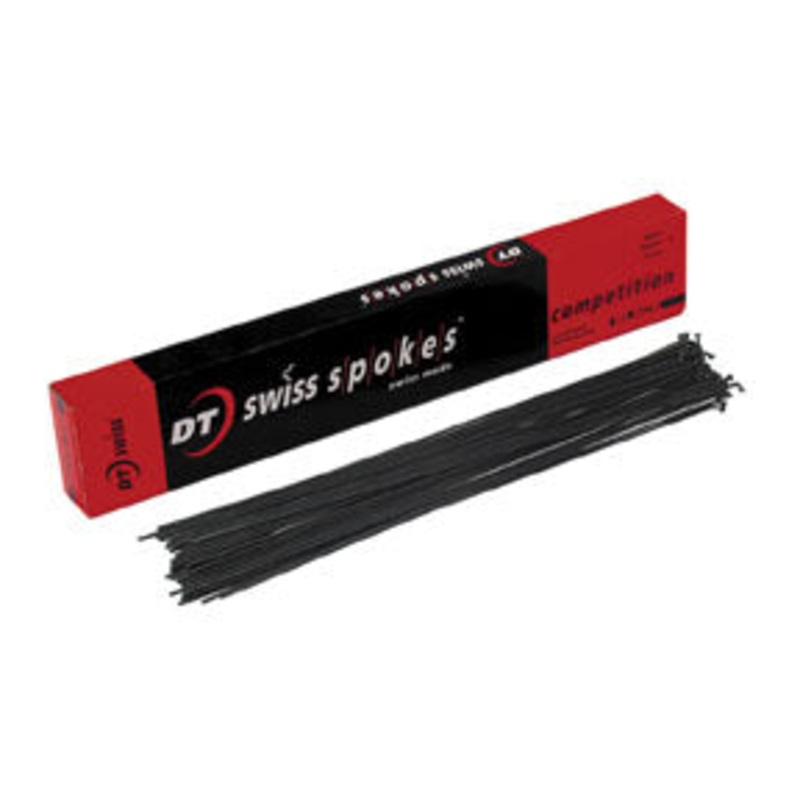 DT Swiss Competition 14g DB Spoke Black 274mm 20/Count