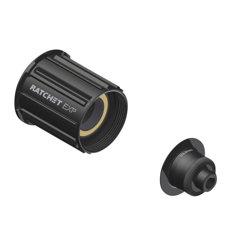 DT Swiss Ratchet EXP Freehub Body – Shimano HG 11 Road, Light S, Aluminum, Ceramic Bearing, QR x 130/135 mm, Kit w/ End