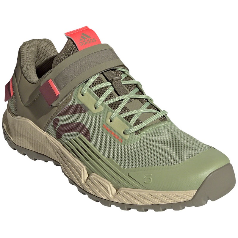 Five Ten Trailcross Mountain Clipless Shoes – Womens Quiet Crimson/Orbit Green/Turbo 8.5