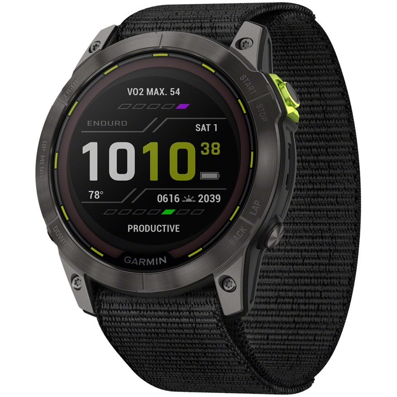 Garmin Enduro 2 GPS Multisport Smartwatch – 51mm, Black Band