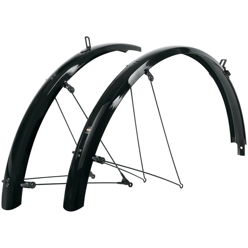 SKS B53 Bluemels Full Coverage Fender Set – 53mm, 26 x 1-1.9″, Black