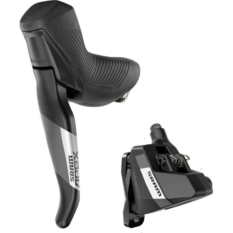 SRAM Apex Disc Brake and Lever – Left/Rear Flat Mount 2-Piston 20mm Offset Black A1