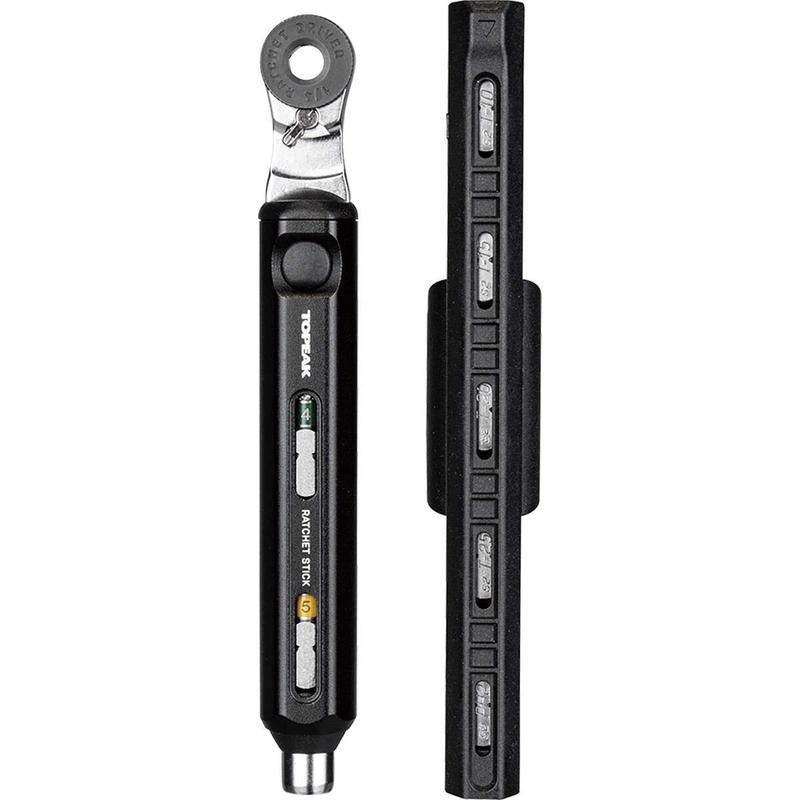 Topeak Ratchet Stick Ratchet Tool – 10 Piece Bit Set Black