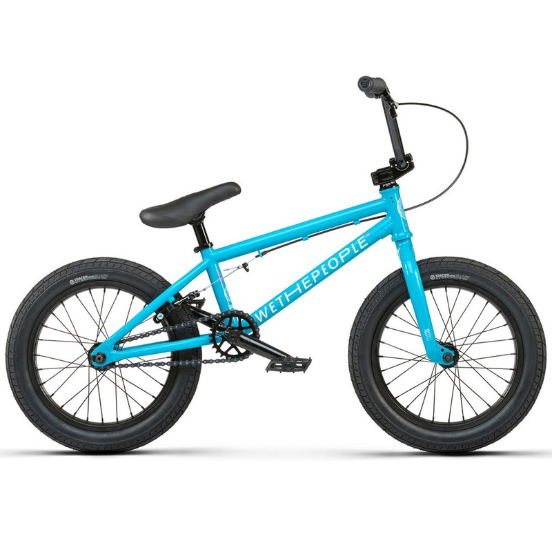 We The People 2023 Seed 16″ BMX Freestyle Bike-Surf Blue