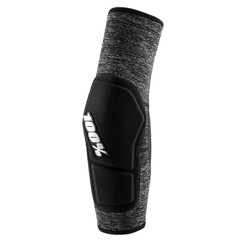 100% Ridecamp Race Elbow Guards – Grey/Heather/Black