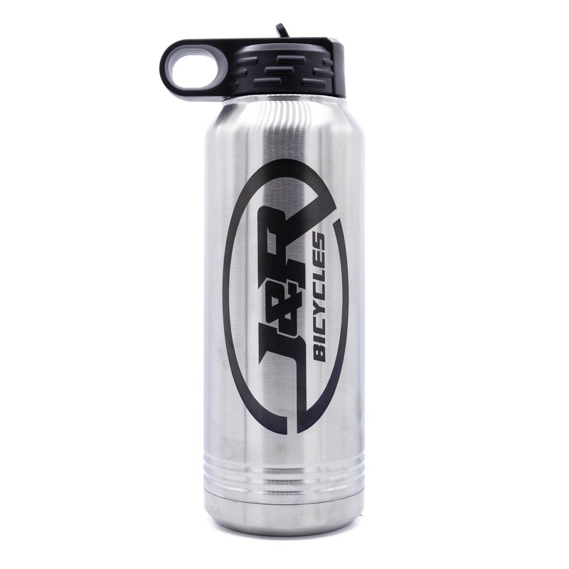 J&R Bicycles Water Bottle-32oz-Vertical Logo
