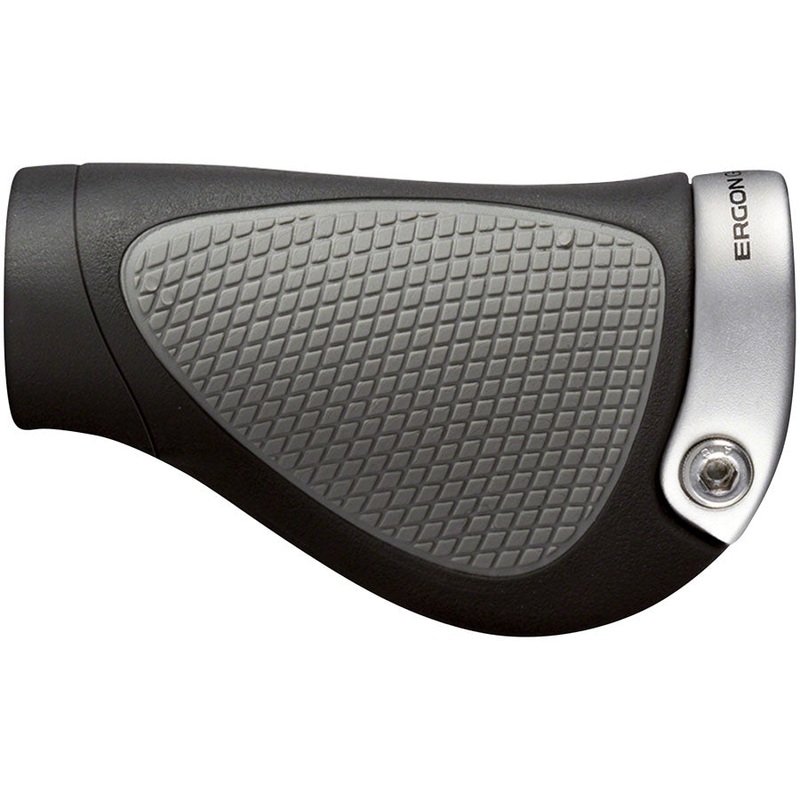 Ergon GP1 Grips – Lock-On Twistshift Small Black/Gray