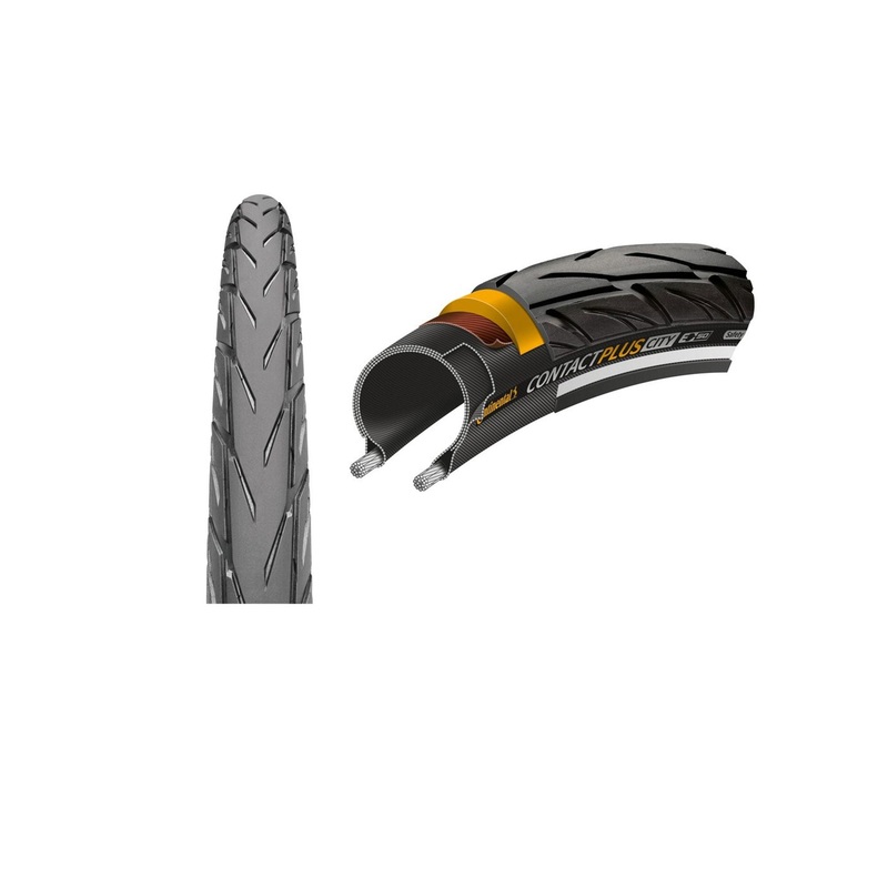 Continental Contact Plus City 700c Wire Bead Tire