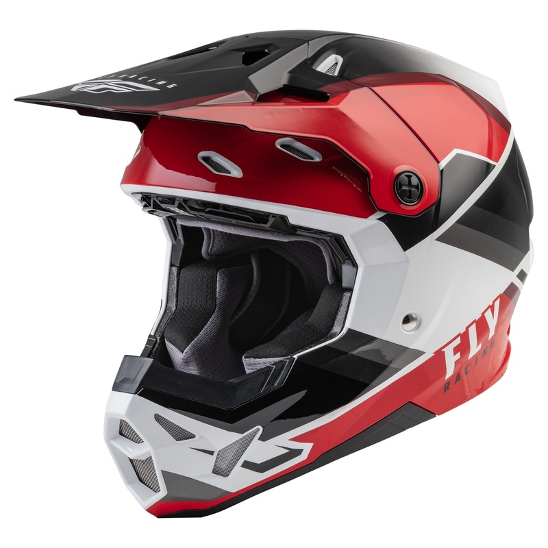 Fly Racing Formula CP Rush BMX Race Helmet-Black/Red/White