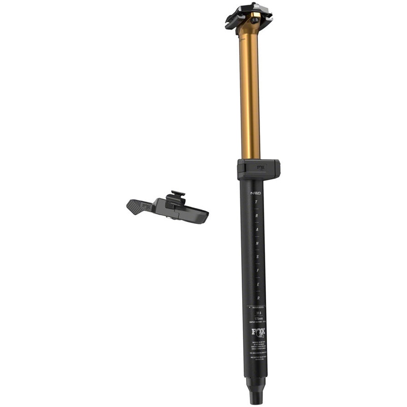 FOX Transfer Factory Neo Wireless Dropper Seatpost – 31.6 mm 125 mm Internal Routing Kashima Coat