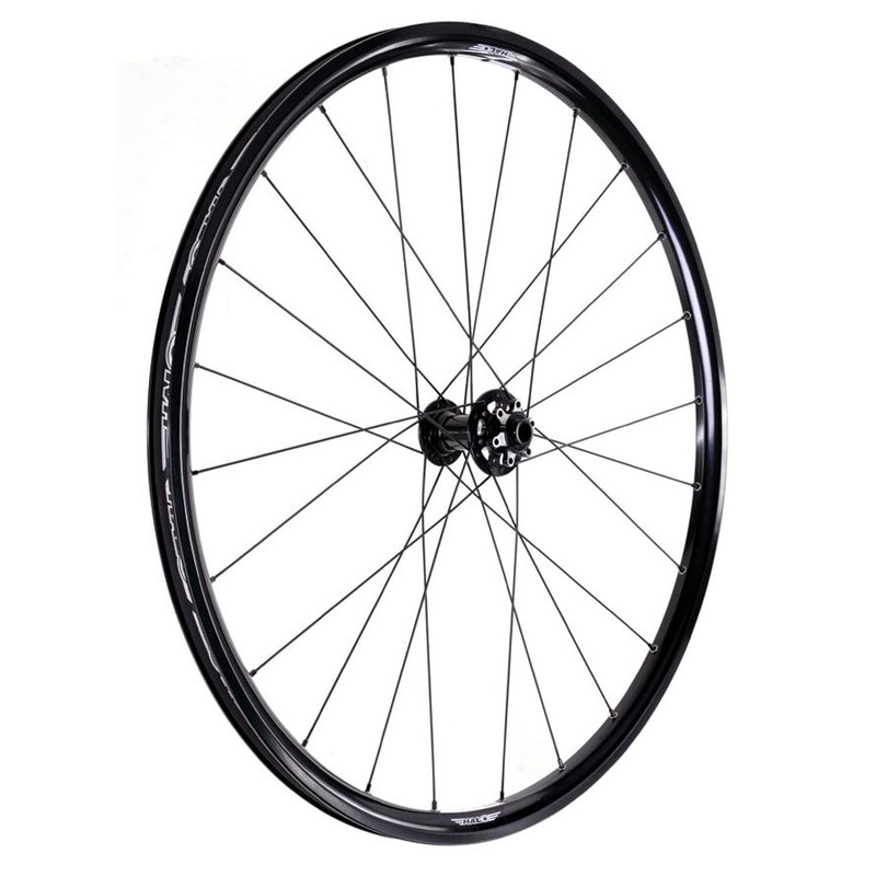 Halo White Line Disc Front 700c Wheel 24h – Black