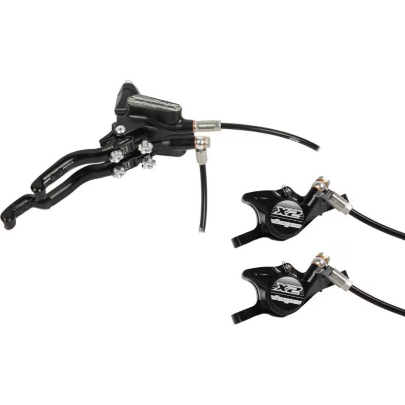Hope Tech 3 X2 Duo Disc Brake Lever – Left Hand Front Rear Hydraulic Post Mount BLK