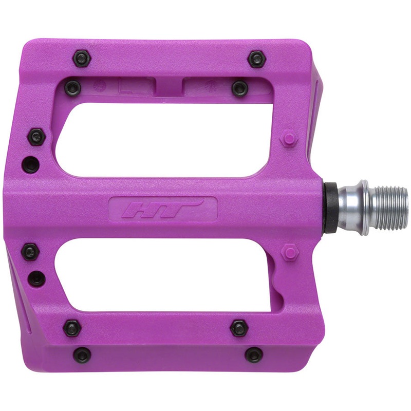 HT Components PA12A Pedals – Platform, Composite, 9/16″, Dark Purple
