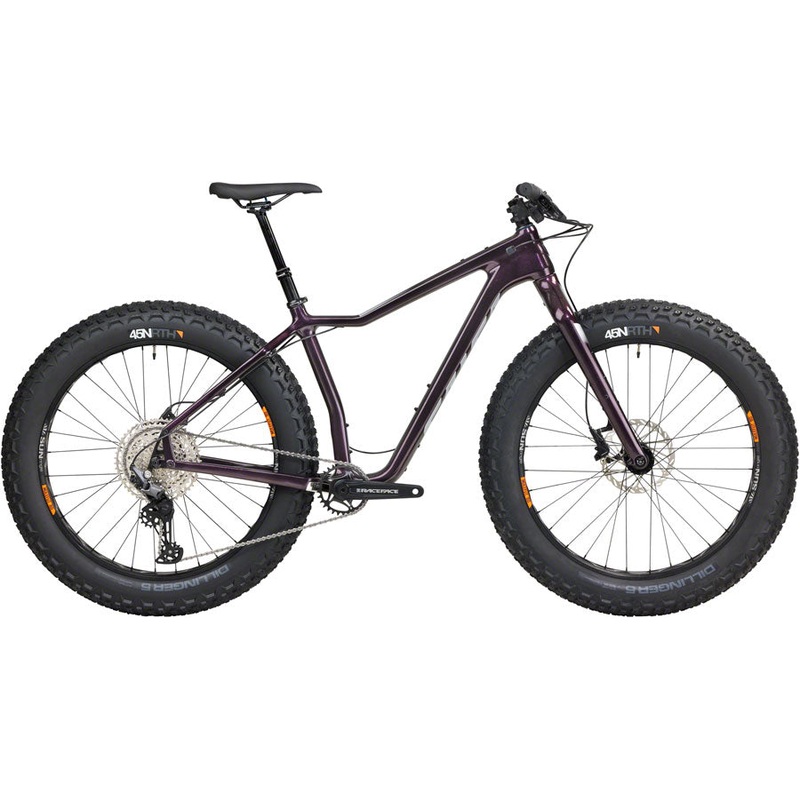 Salsa Heyday! C Deore 12 Fat Tire Bike – 26″ Carbon Black Cherry Medium