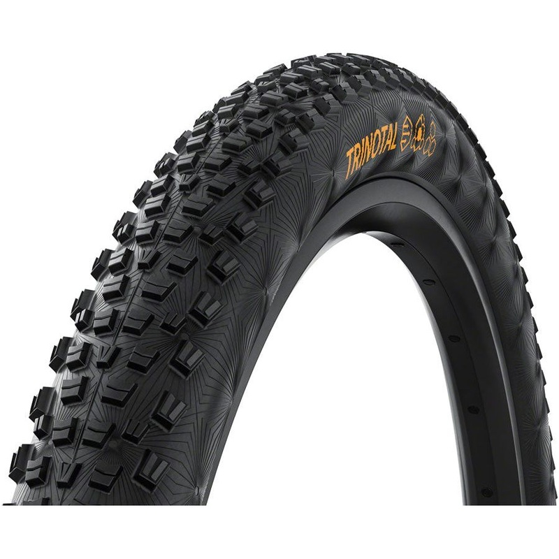 Continental Trinotal Tire – 29 x 2.40 Tubeless, Folding, Rapid Race Casing, E25