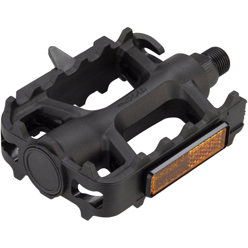 Dimension Mountain Basic Heavy-Duty Pedals – Platform Plastic 9/16″ Black