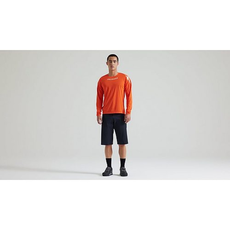 Specialized gravity jersey ls fiery red s