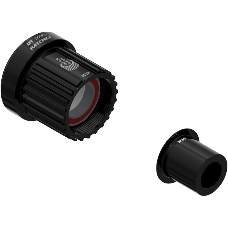 DT Swiss Ratchet Freehub Body – Shimano Micro Spline Road, Light, Aluminum, Ball Bearing, w/ End Cap, 12 x 142 mm