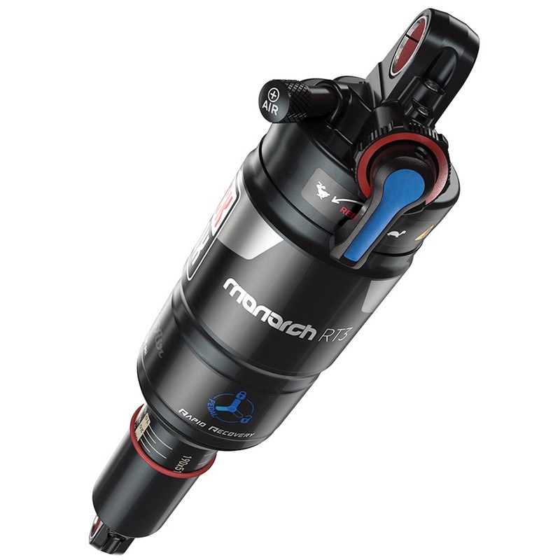 RockShox Monarch RT3 Rear Shock – DebonAir 7.25×1.75″ 184x44mm Fits 2016-18 Salsa Horsethief/2016-19 Pony Rustler BLK D1