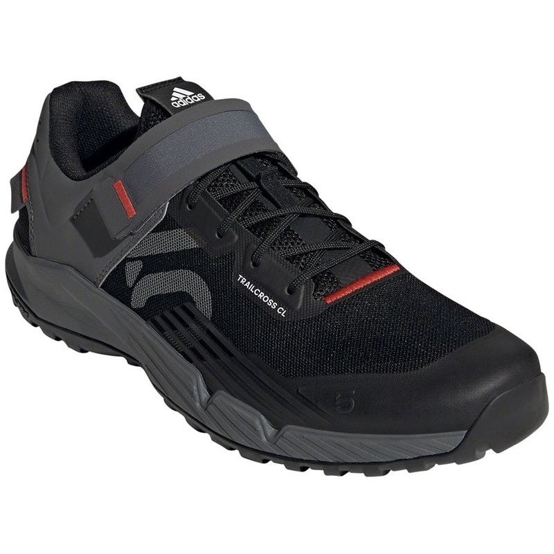Five Ten Trailcross Mountain Clipless Shoes – Mens Core BLK/Gray Three/Red 9.5